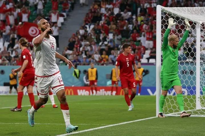 نتيجة مباراة تونس والدنمارك في كأس العالم 2022