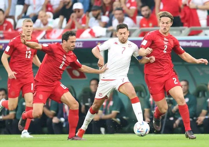 أهداف مباراة تونس والدنمارك في كأس العالم 2022